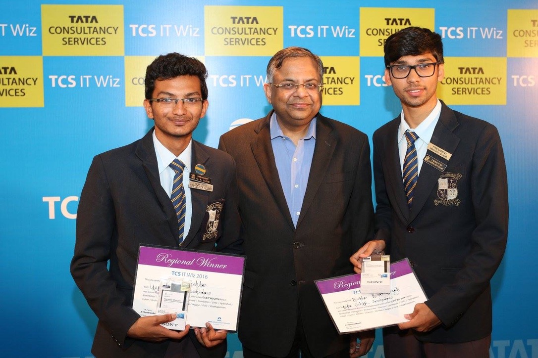 With Mr. N.Chandrasekharan